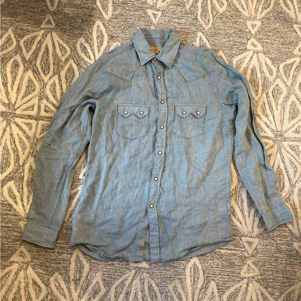 Tre Vero Linen Lightweight Button Down